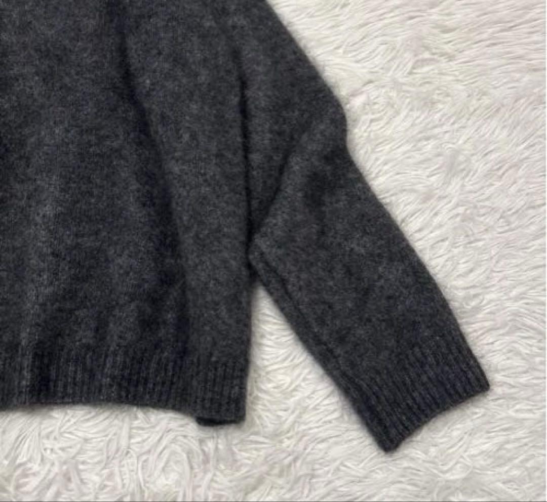 未使用級ミューズドゥドゥーズィエムクラス ふわふわシャギーボート ネックニット