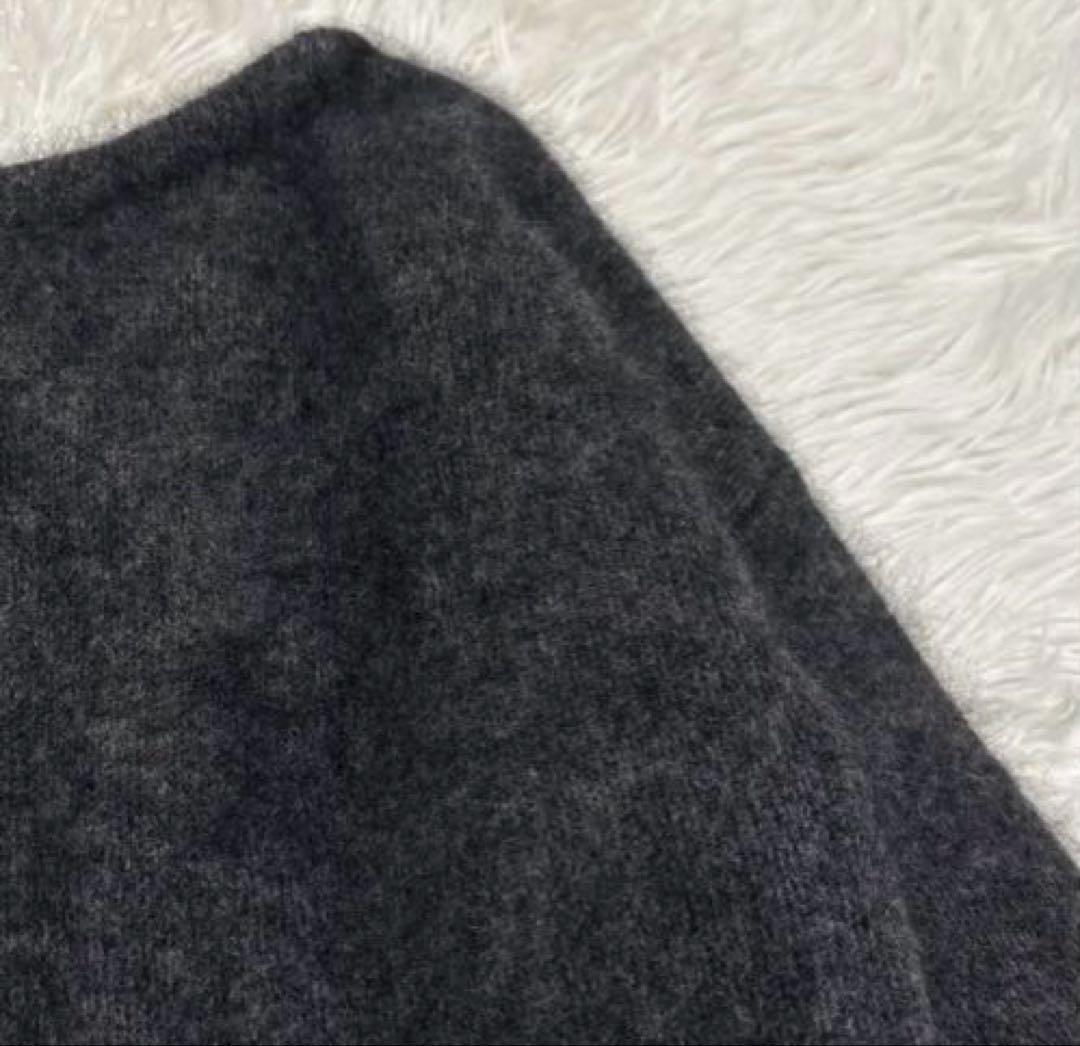 未使用級ミューズドゥドゥーズィエムクラス ふわふわシャギーボート ネックニット