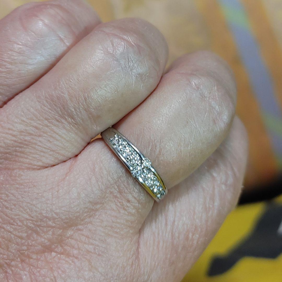 Pt900 ダイヤモンド 0.30ctデザインリング