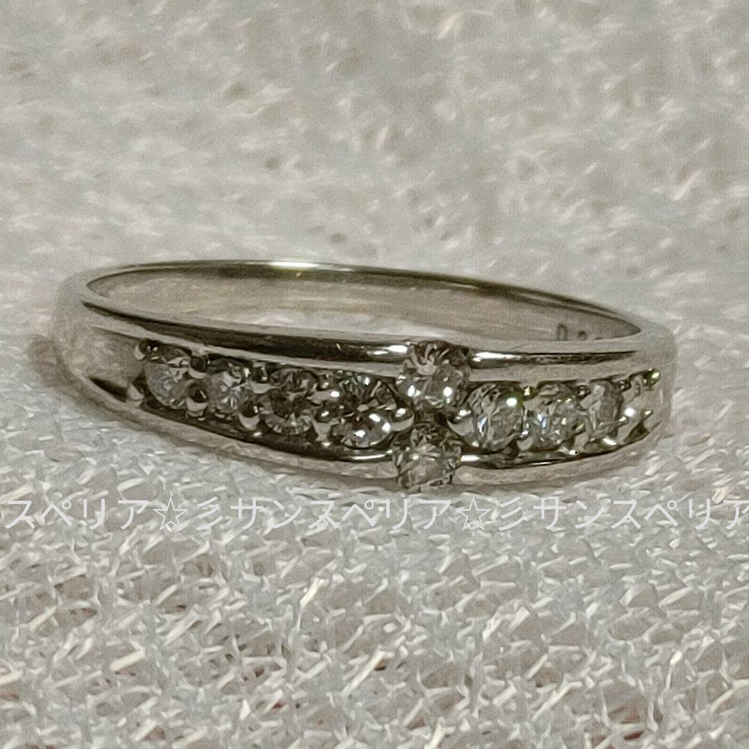 Pt900 ダイヤモンド 0.30ctデザインリング