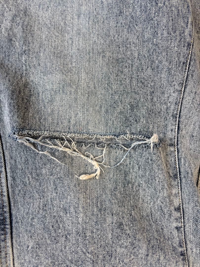 THINGS THAT MATTERニーカッティングデニムパンツ