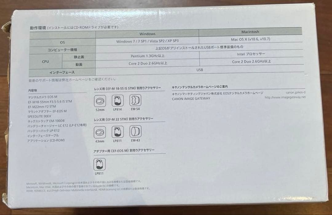 Canon EOS M ミラーレス一眼カメラ　kit