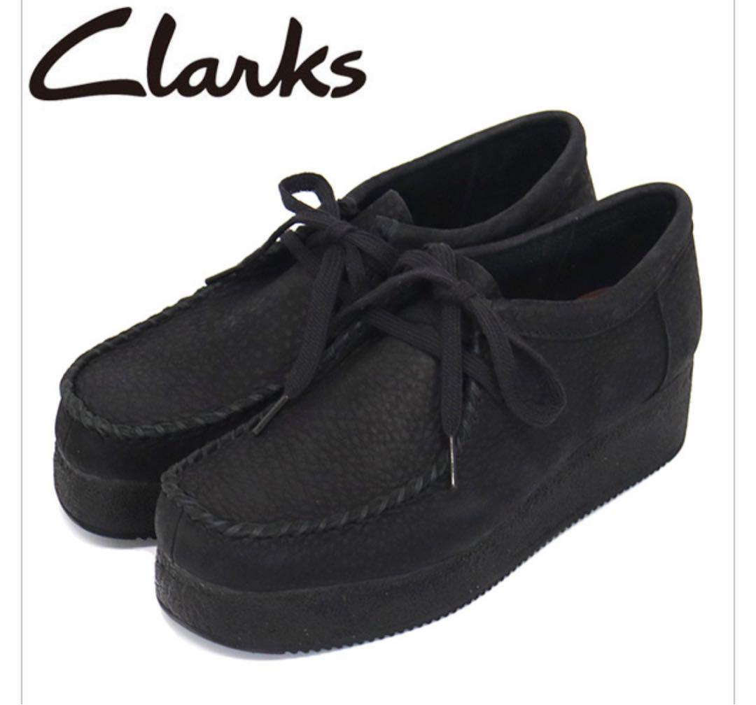 Clarks ワラクラフト 厚底 ブラック