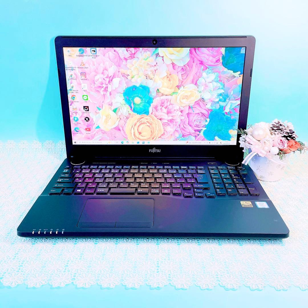 Corei7❣️大容量1TB✨️薄型ノートパソコン✨️おしゃれ黒ブルーレイ✨️カメラ付き