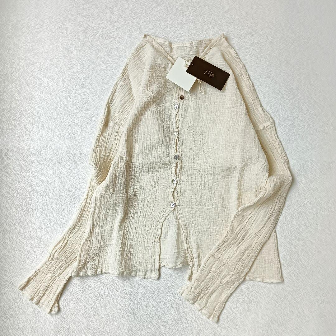 新品未使用✨《プラージュ》アトリエフランセ別注 2way ブラウス 24ss