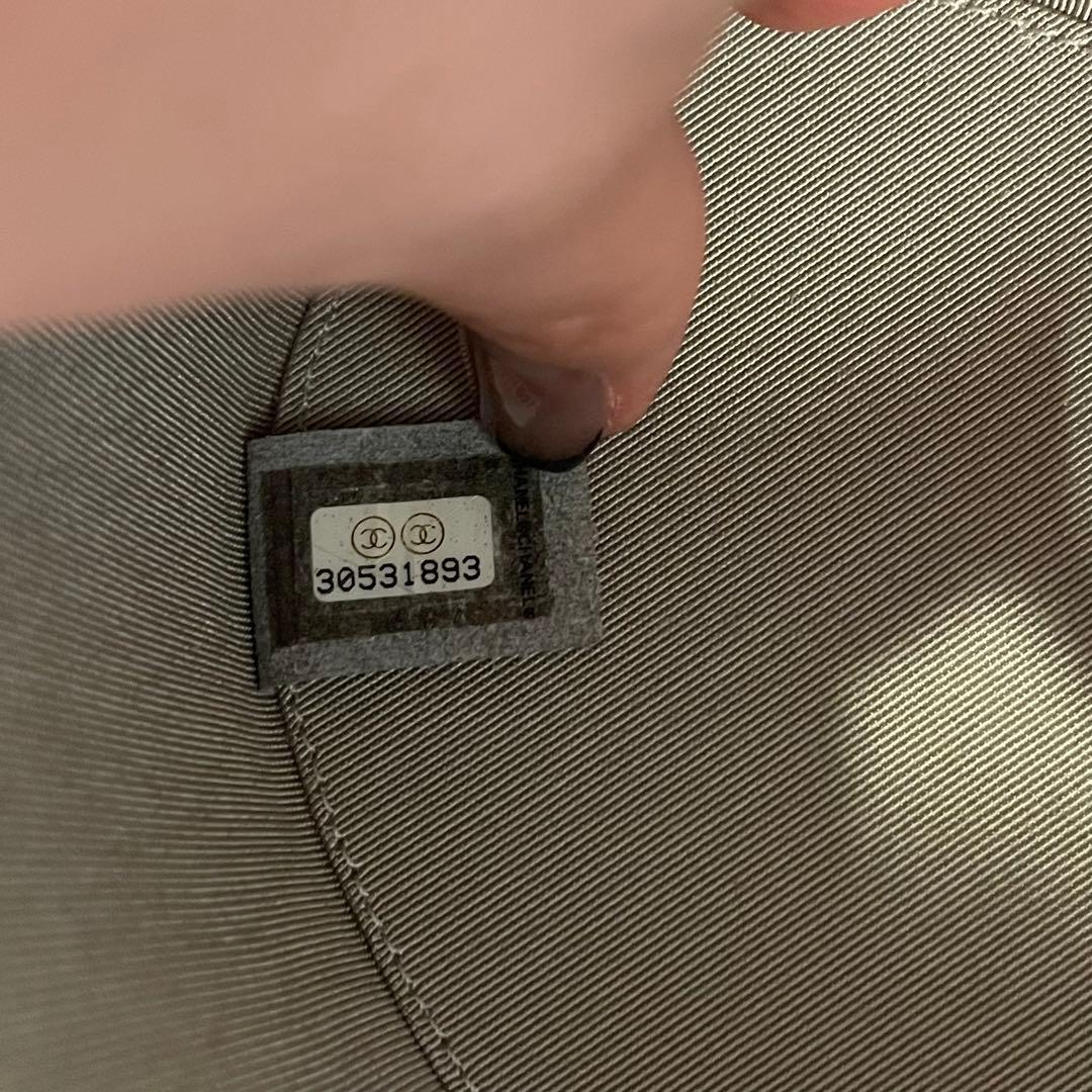 CHANEL バニティバック　シルバー