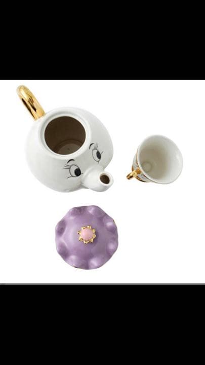 Disney チップとポット夫人のティーセット