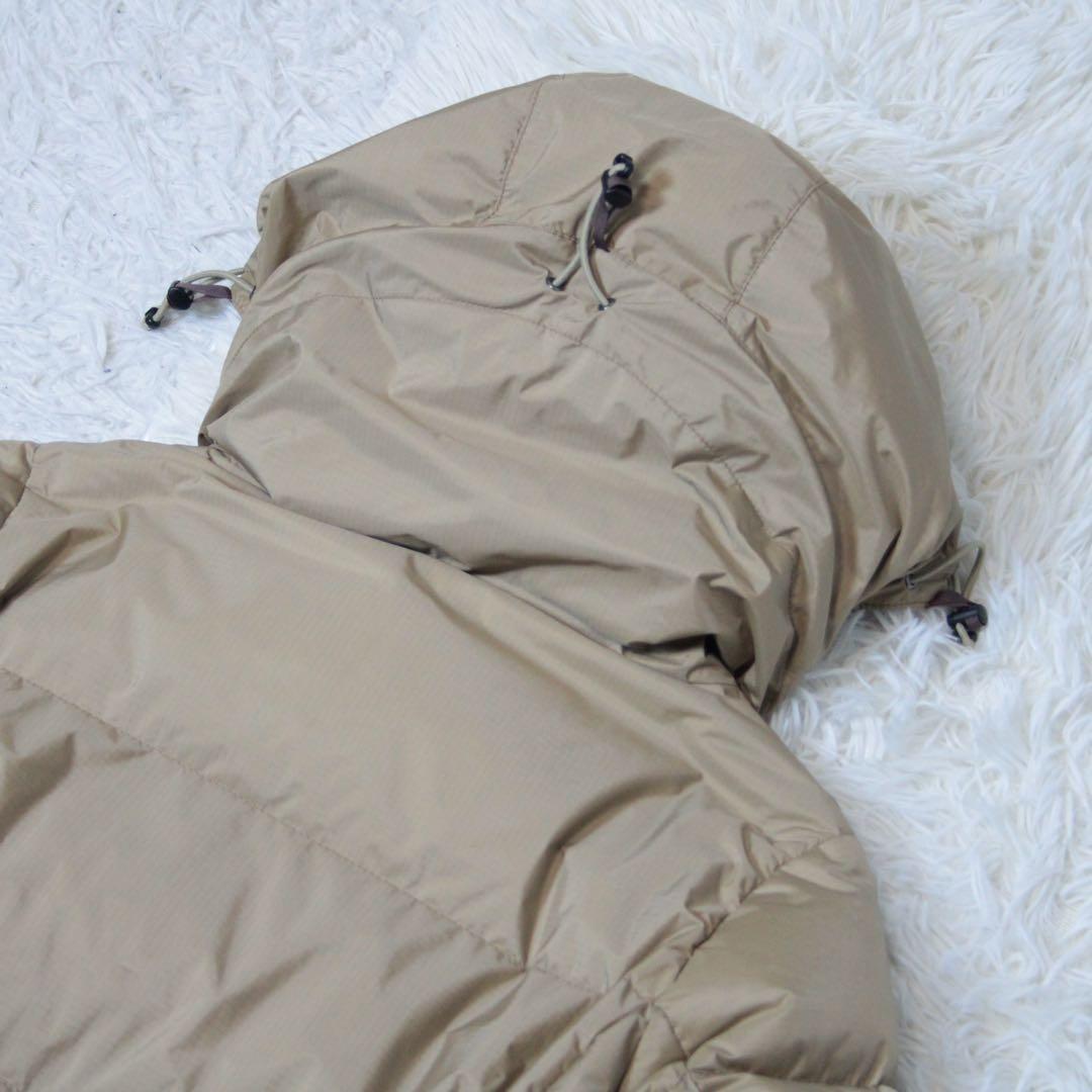極美品 NANGA ナンガ オーロラテックス ダウンハーフコート ベージュ S