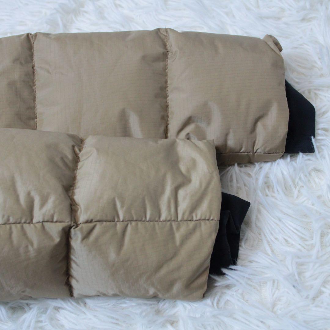 極美品 NANGA ナンガ オーロラテックス ダウンハーフコート ベージュ S