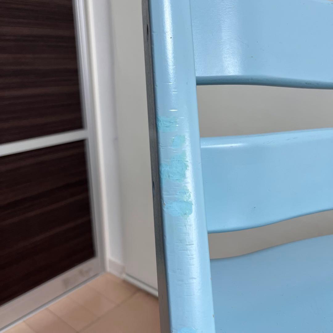 シリアルNo6　ストッケ トリップトラップ ハイチェア アクアブルー