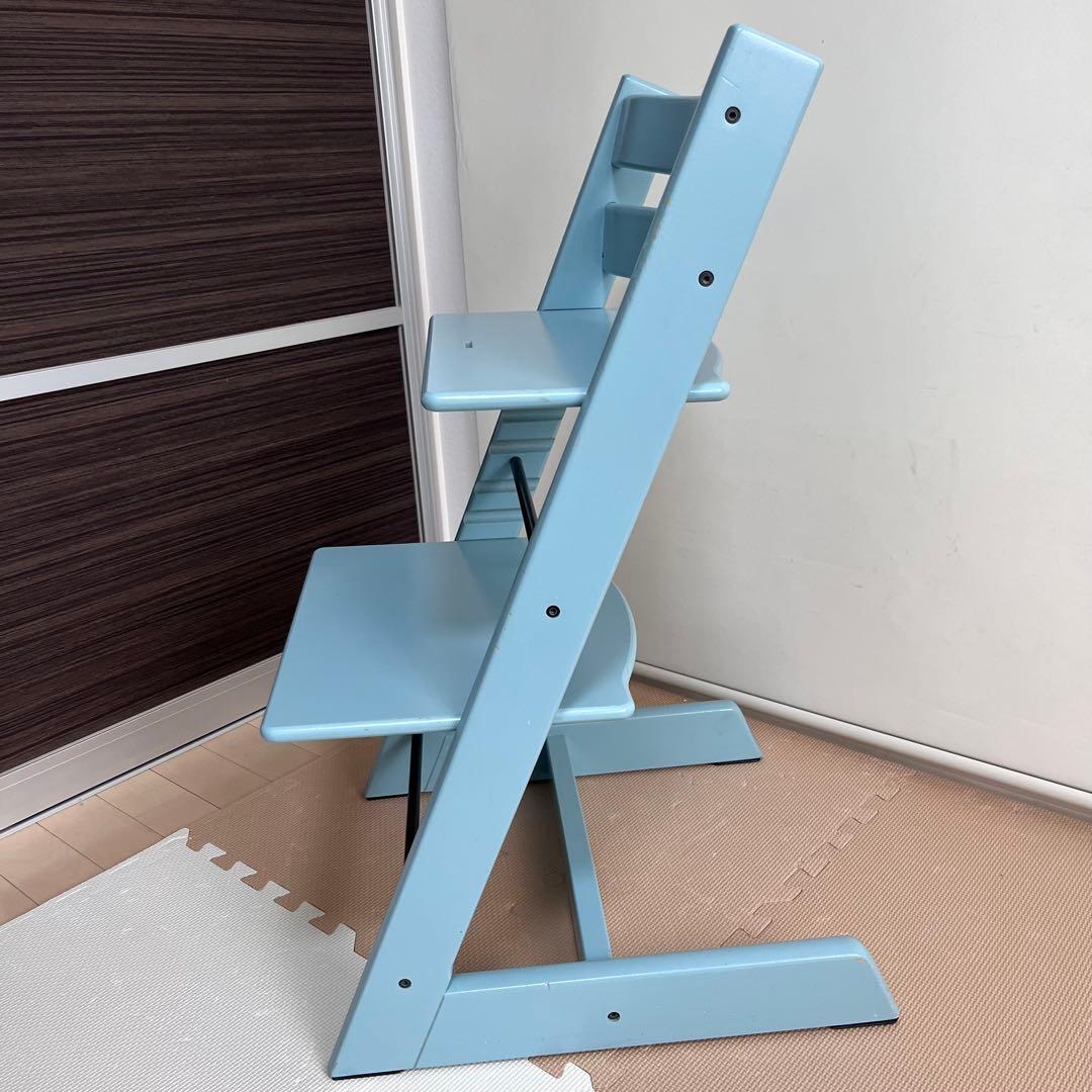 シリアルNo6　ストッケ トリップトラップ ハイチェア アクアブルー