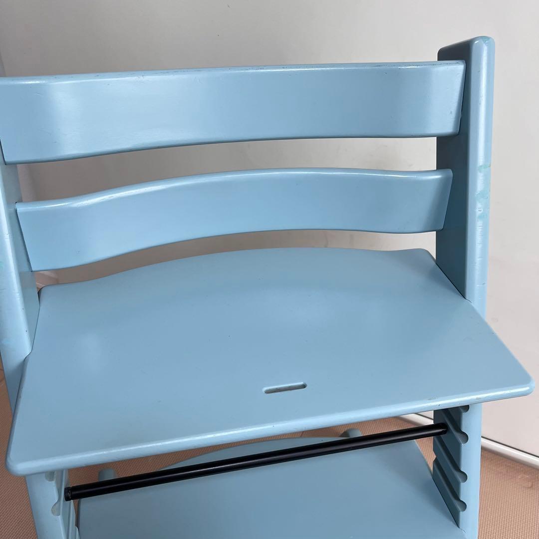 シリアルNo6　ストッケ トリップトラップ ハイチェア アクアブルー