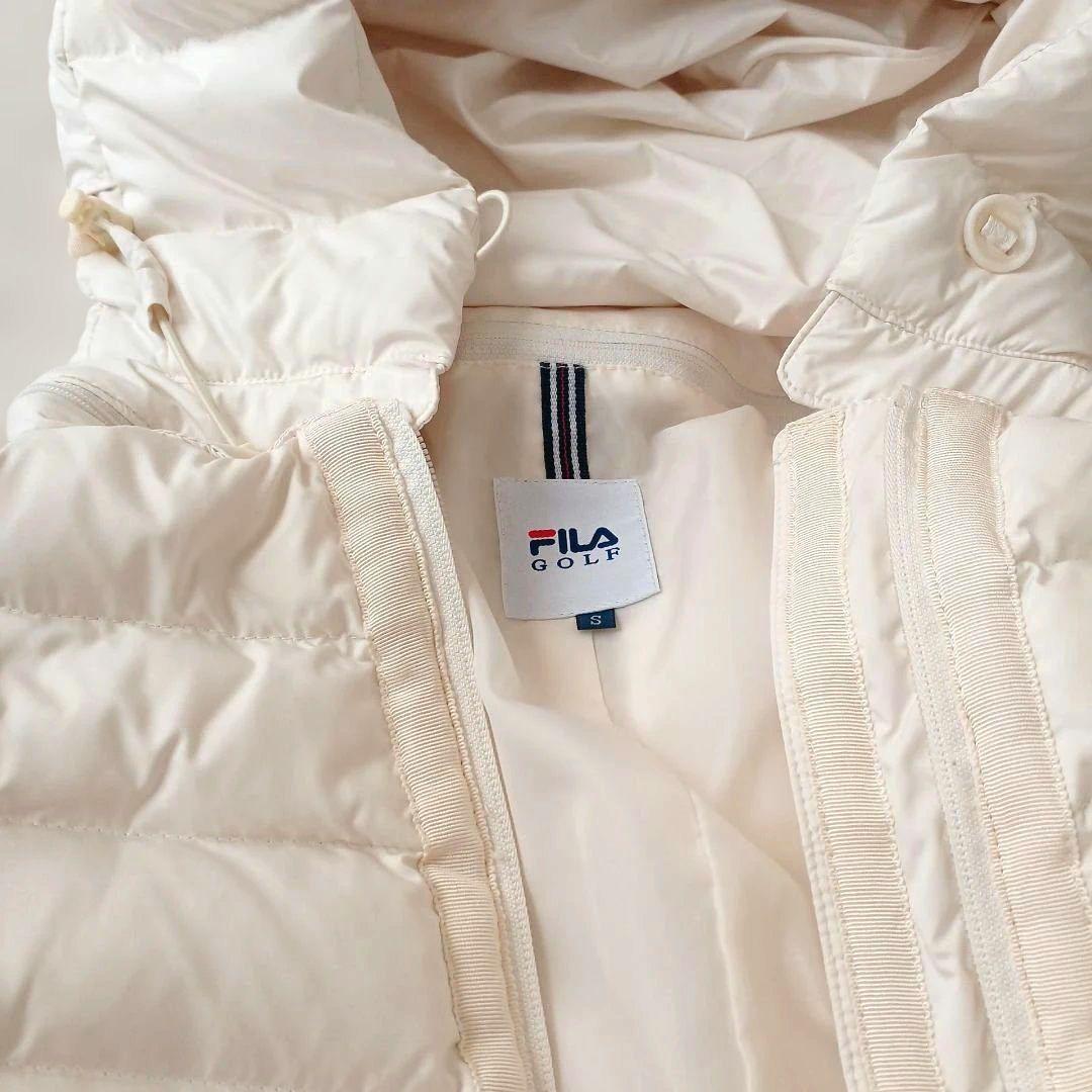 FILA ゴルフ ■プレミアムダウンコート■ Sサイズ ■ホワイト