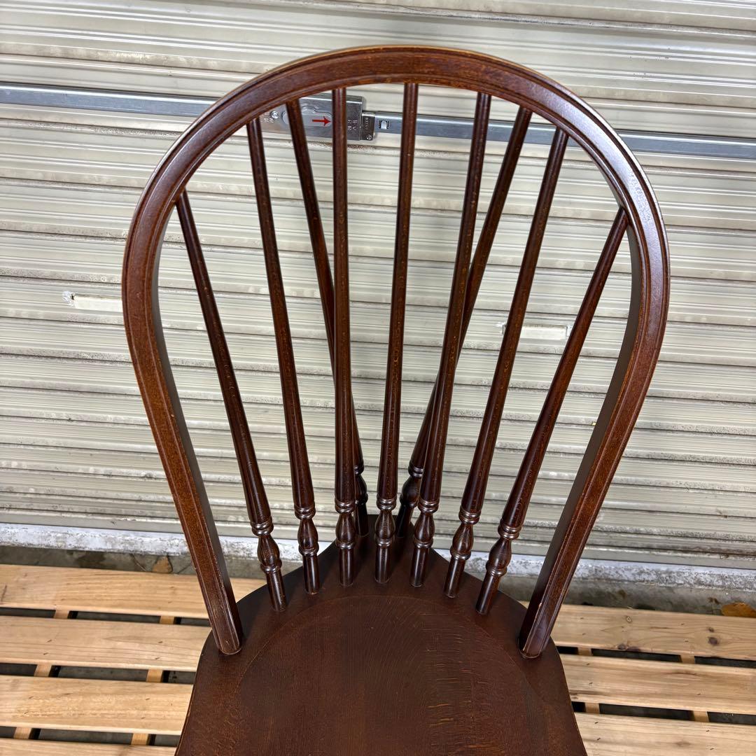 【送料込】秋田木工　ヴィンテージチェア　ダイニングチェア　椅子　アンティーク③