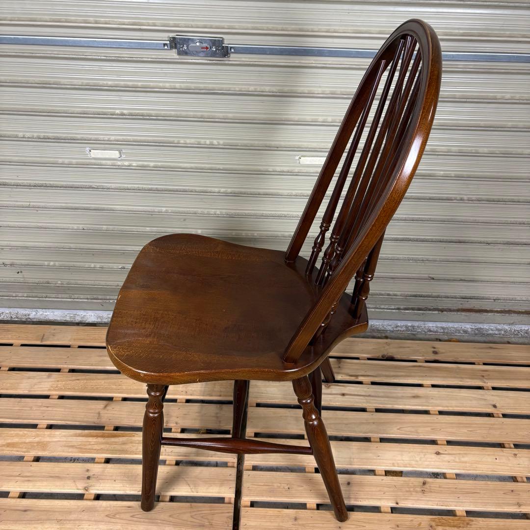 【送料込】秋田木工　ヴィンテージチェア　ダイニングチェア　椅子　アンティーク③