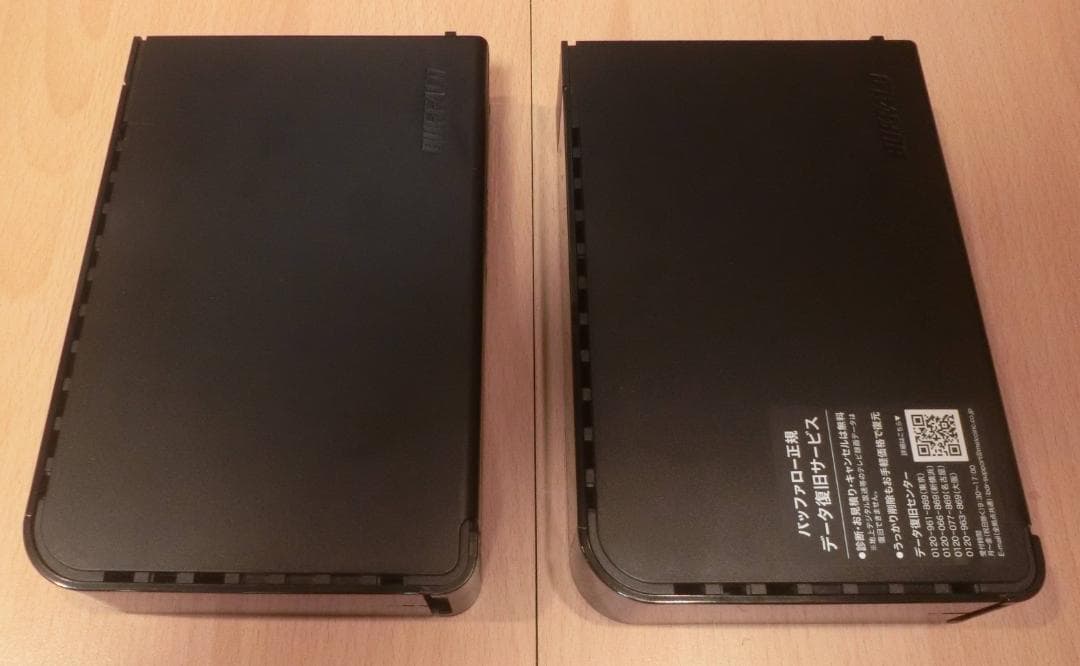 BUFFALO 外付けHDD 3TB HD-LX3.0U3D【２台セット】