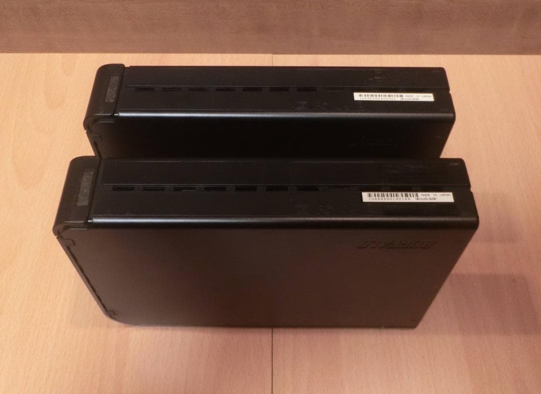 BUFFALO 外付けHDD 3TB HD-LX3.0U3D【２台セット】