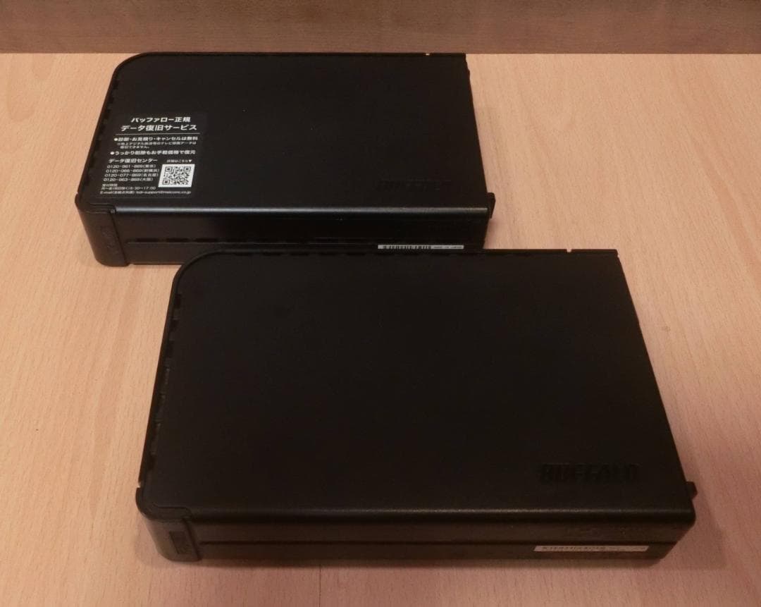BUFFALO 外付けHDD 3TB HD-LX3.0U3D【２台セット】