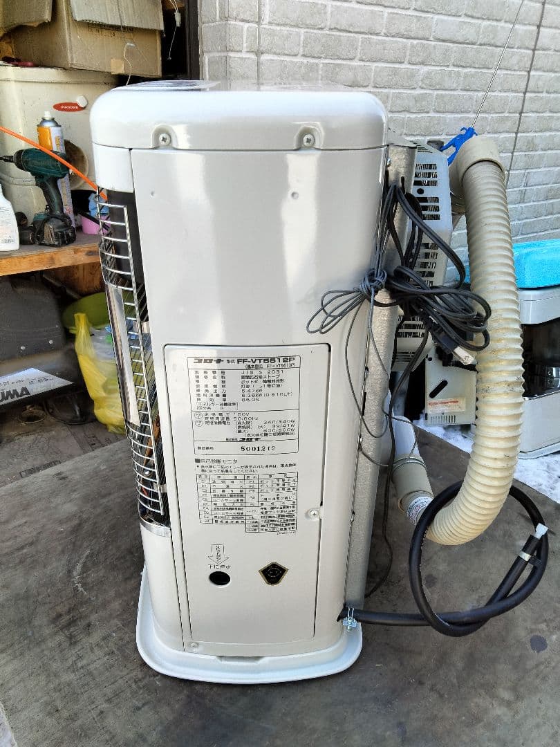 コロナFF石油ストーブミニパル！品番「FF‐VT5512P」2012年式中古品