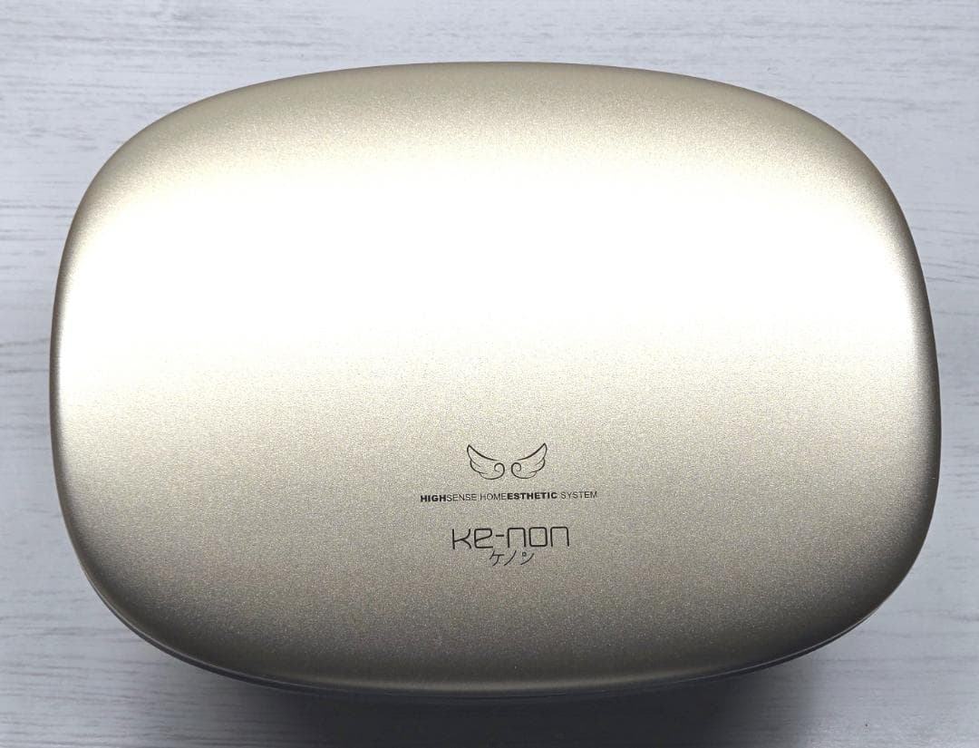 【使用僅少/付属品完備】脱毛器 ケノン 8.0 眉毛脱毛器付 シャンパンゴールド