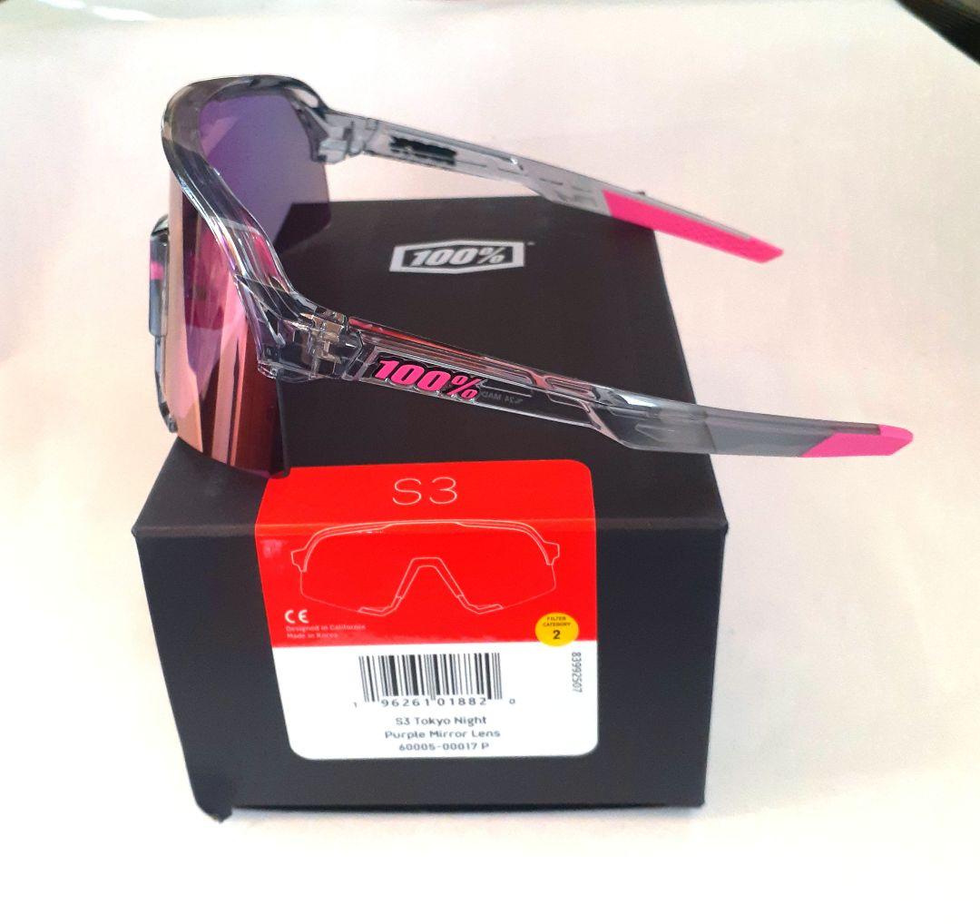 最新版 100% S3 Tokyo Night ワンハンドレッド サングラス