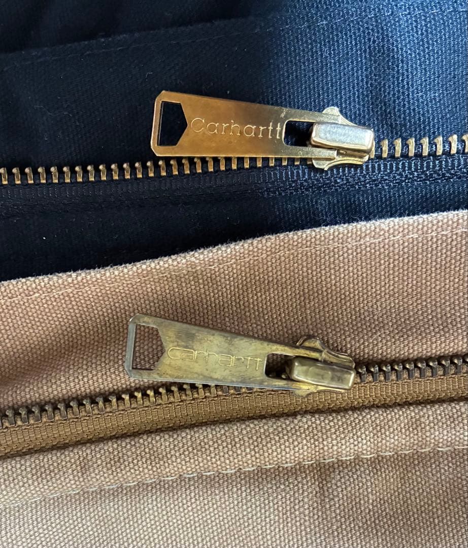 90's USA製Carhartt カーハート ダック ベスト 腰ゴム　星マーク