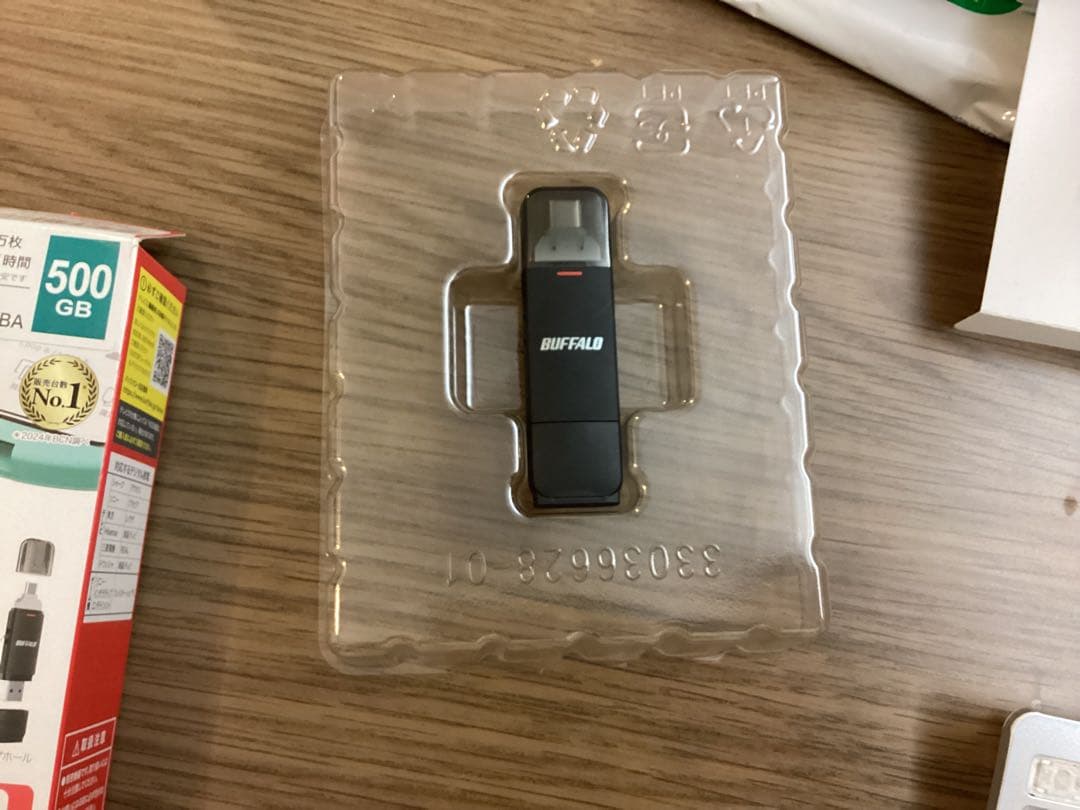 BUFFALO 外付けSSD 500GB SSD-SD500U3-BA