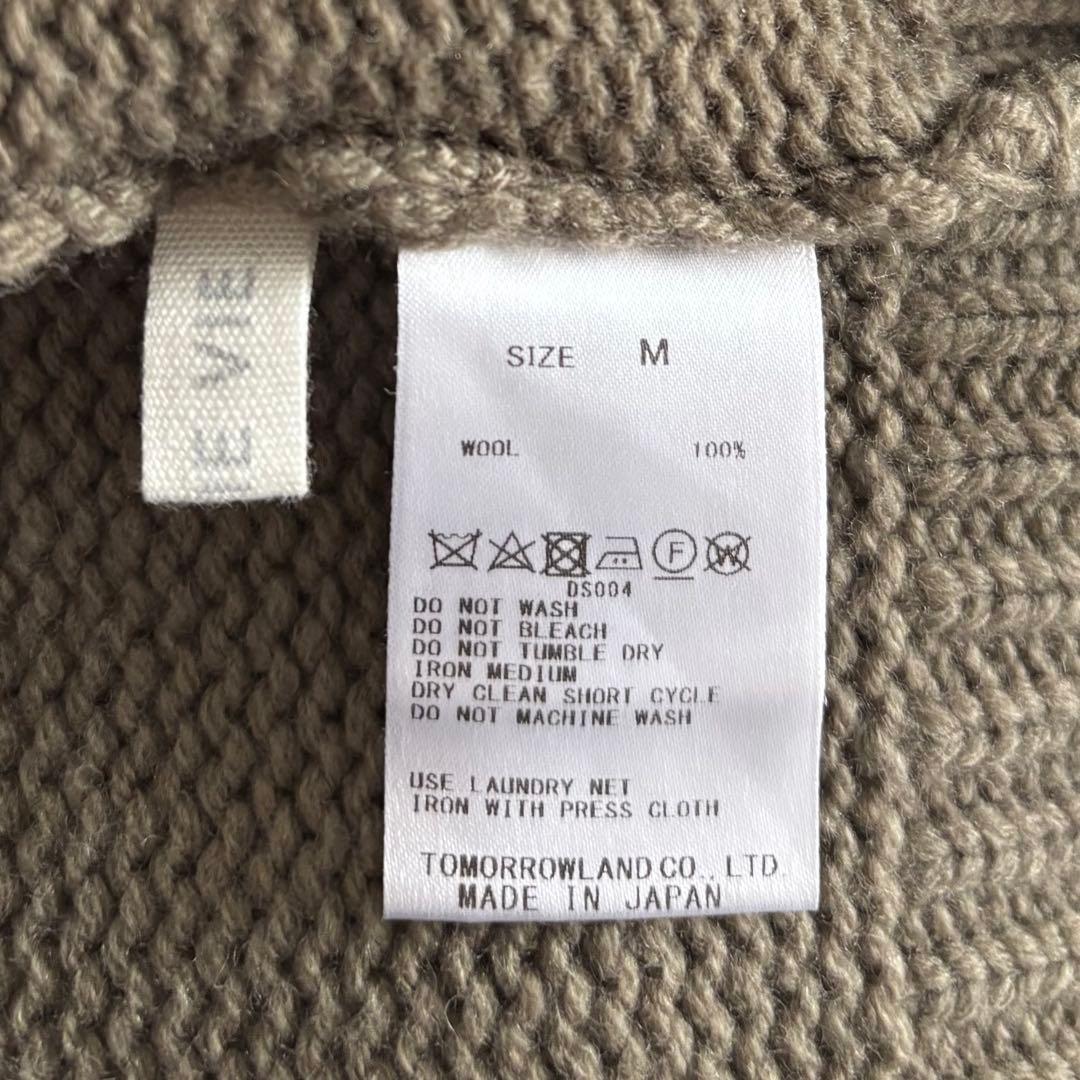 定価30800円 GALERIE VIE ファインウールタートルネックニット M