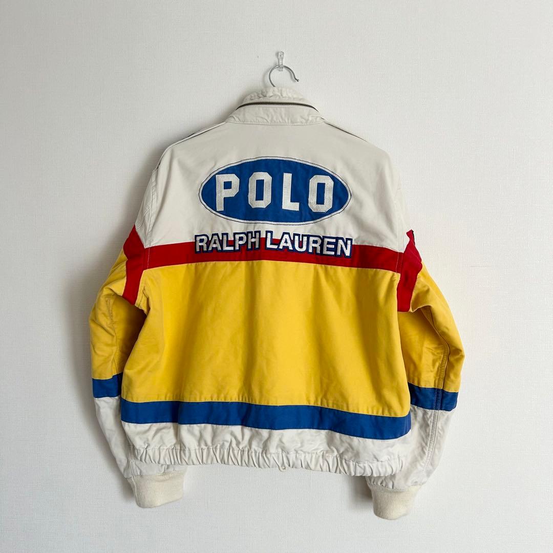 POLO RALPH LAUREN レーシングジャケット ワッペン 短丈 M