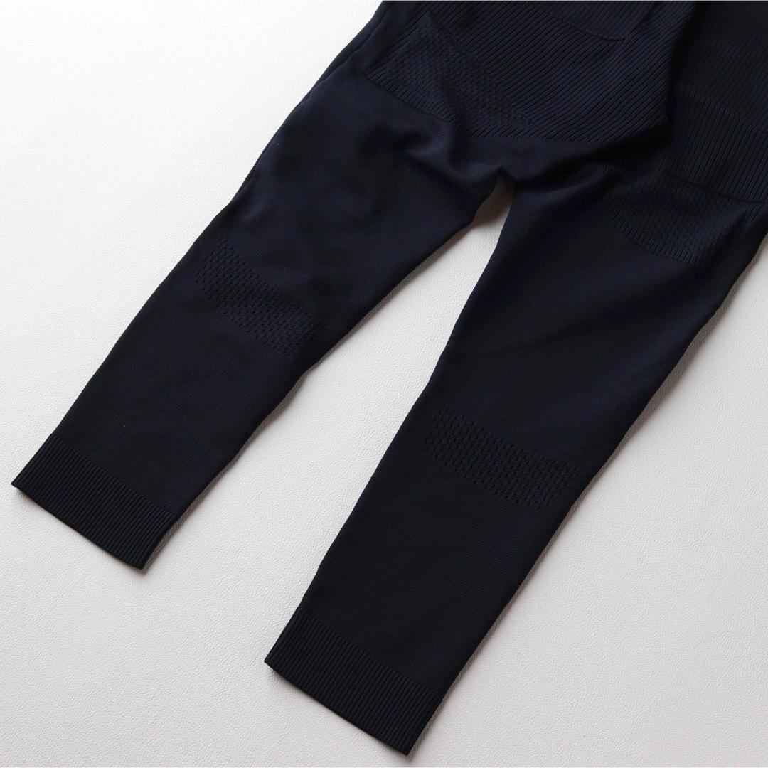 5459【極美品】パーリーゲイツ ニットパンツ バッグロゴ PGGネイビー