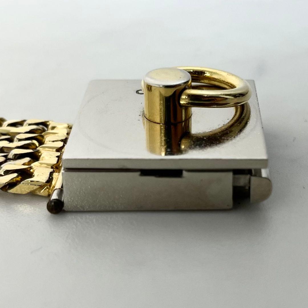 【希少】OLD CELINE ガンチーニ 4連 喜平 チェーン ブレスレット