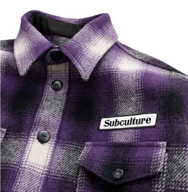 み*ち様 Subculture OMBRE CHECK JACKET PURPL