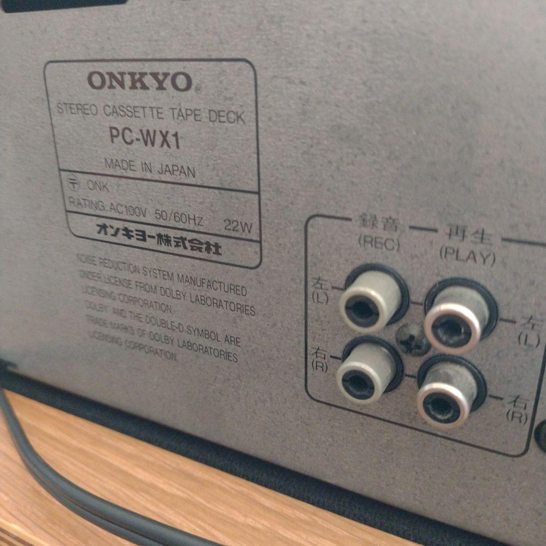値下げ　ONKYO PC-WX1.ダブルカセットデッキ