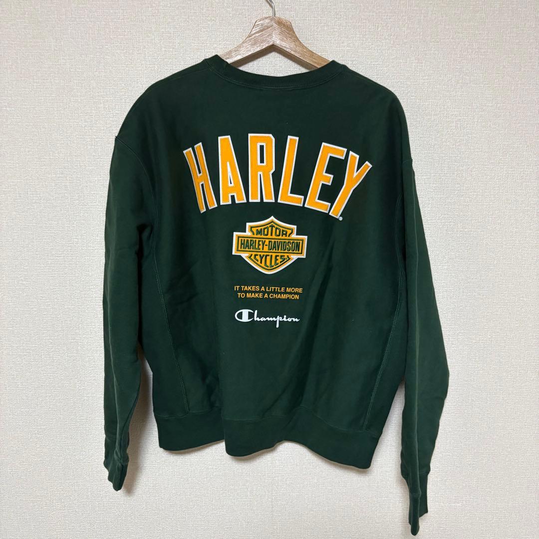 【希少】Champion x Harley-Davidson/リバースウィーブ
