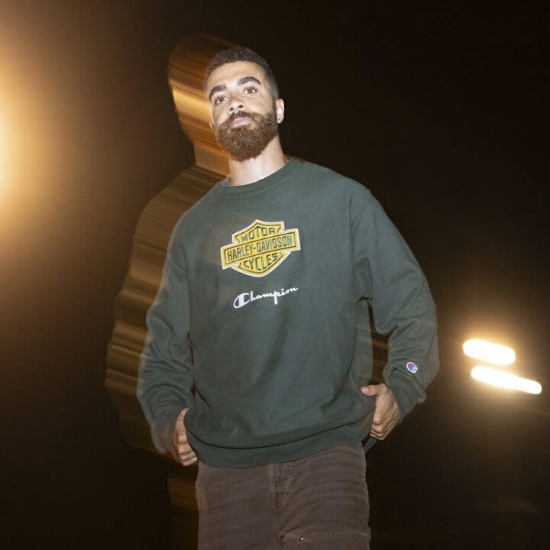 【希少】Champion x Harley-Davidson/リバースウィーブ
