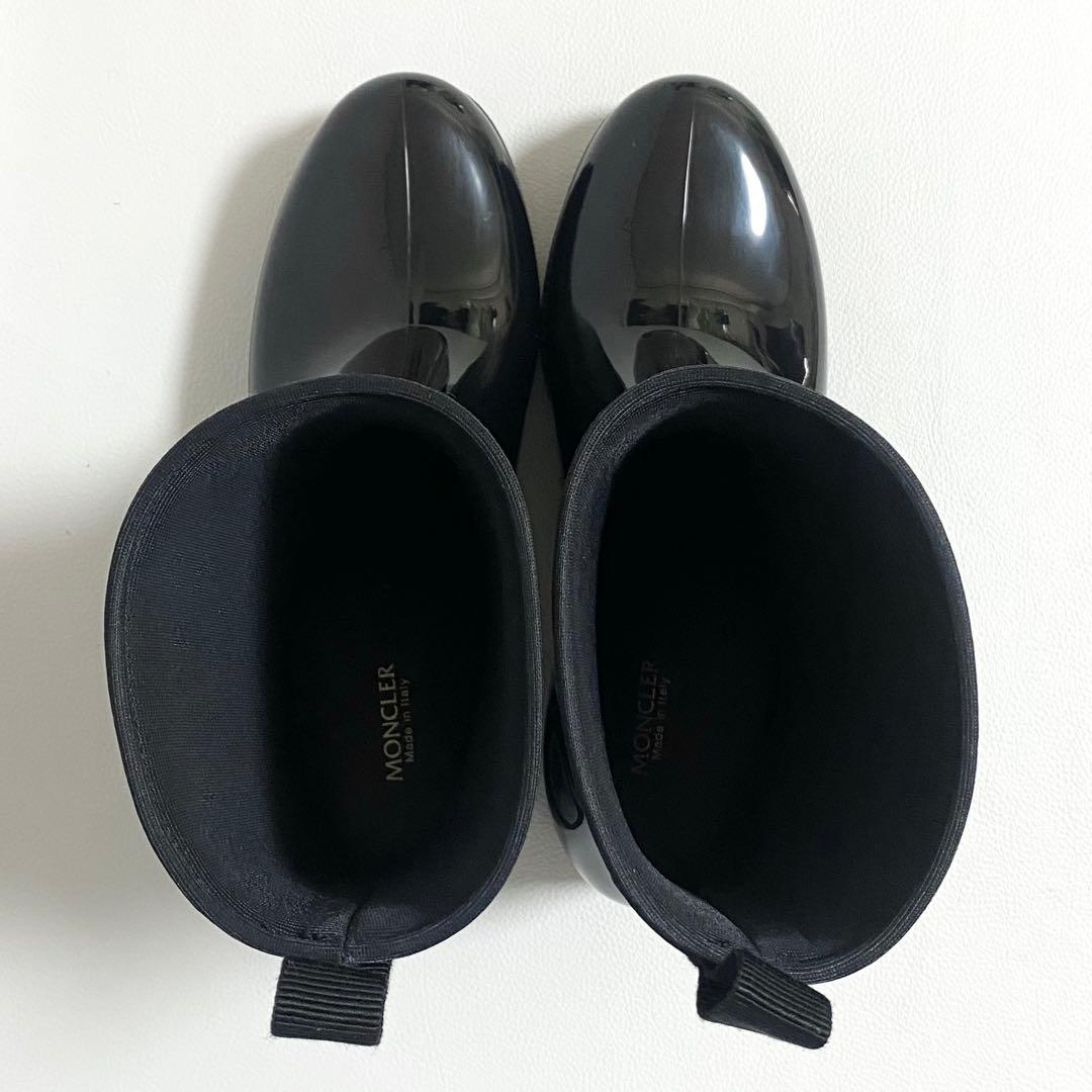 MONCLER / GINETTE レインブーツ ブラック 38