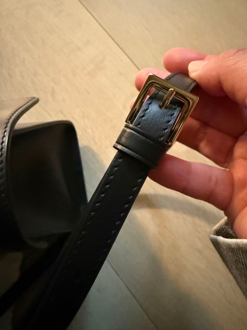 CAFUNÉ 黒 ハンドバッグ 専用収納袋付き