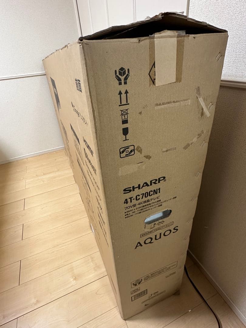送料込み！　SHARP 4T-C70CN1 4K液晶テレビ　AQUOS