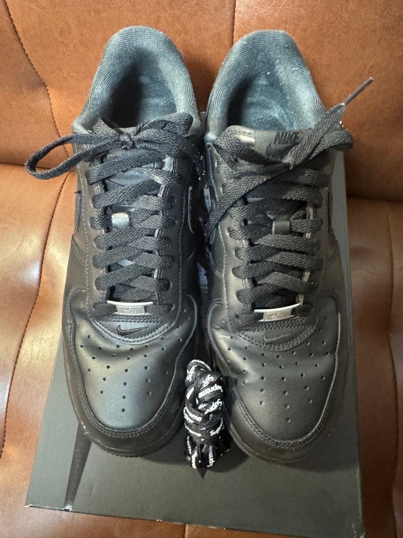 Supreme Nike Air Force 1 Low ブラック 27cm