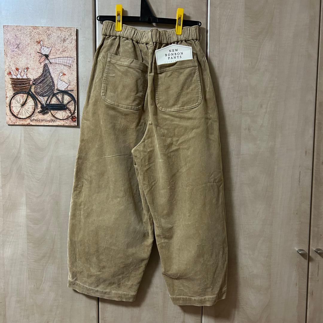 休日と詩 tandey ニューボンボンパンツ コーデュロイ ライトベージュ