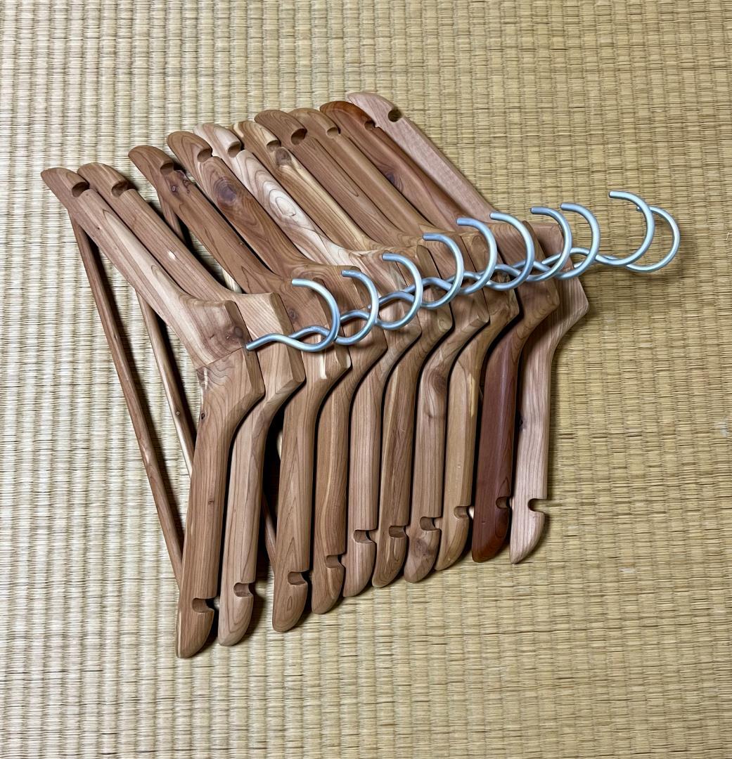 専用 MUJI 無印良品 ハンガー レッドシダー 10本