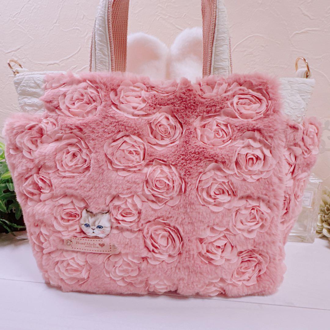 ☆*☆様 コヤンイサムチョン♡新作♡大きめルミちゃんうさフェイスの薔薇ファートー