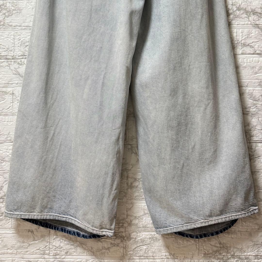 ADAM ET ROPÉ ドレスデニムパンツ サックス 38