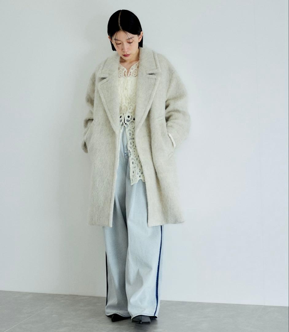 ADAM ET ROPÉ ドレスデニムパンツ サックス 38