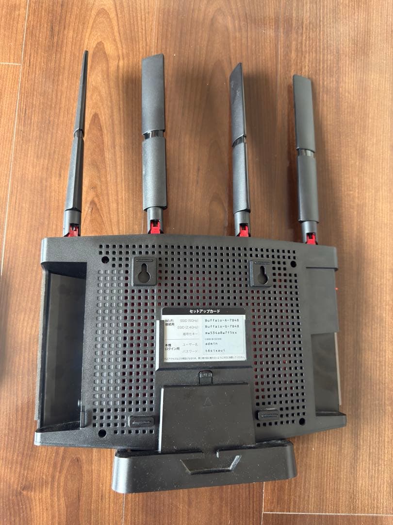 BUFFALO AX12 6000 Wi-Fi6 ルーター 日本仕様 10GbE