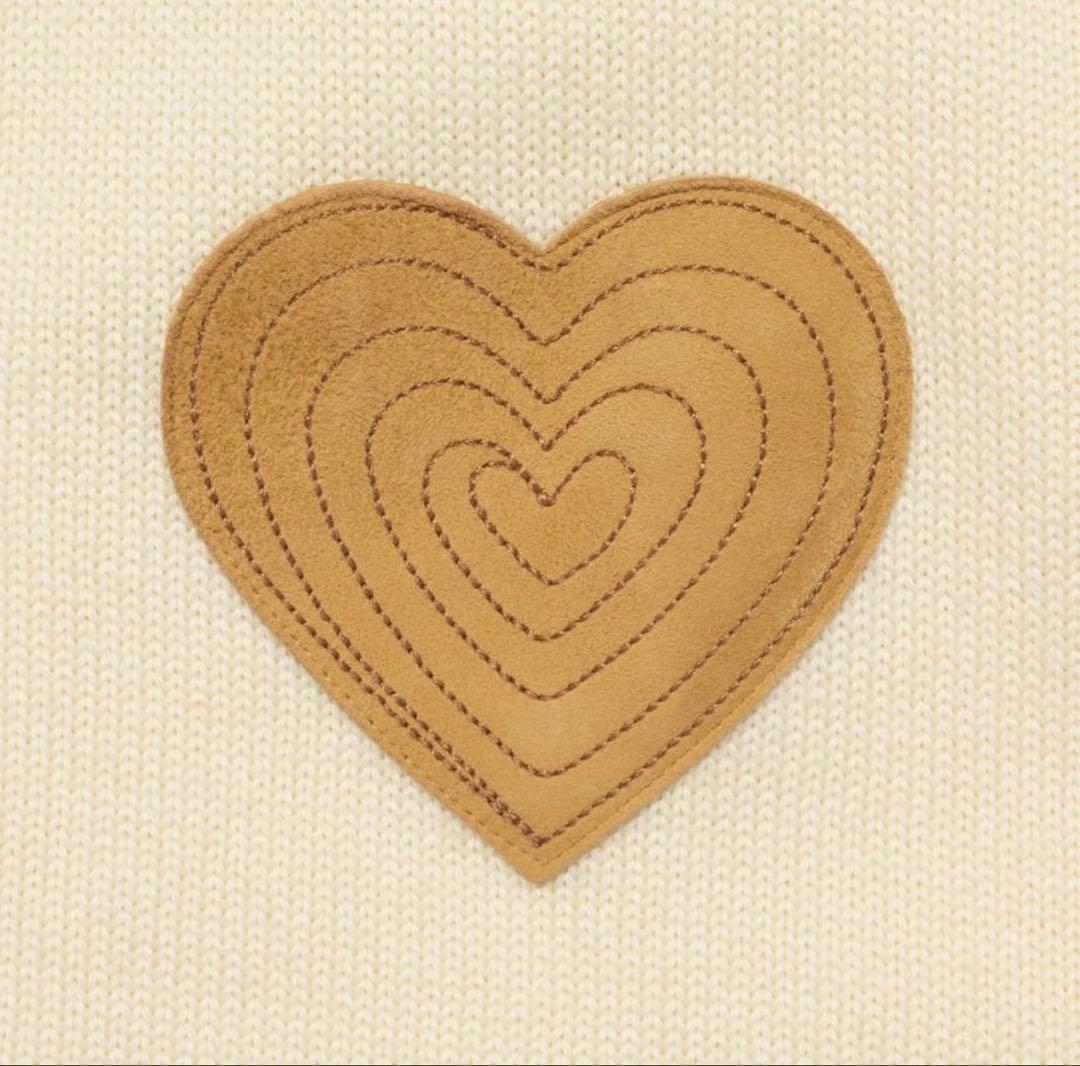 ヒューマンメイド ジップアップ ニット カーディガン \"ホワイト