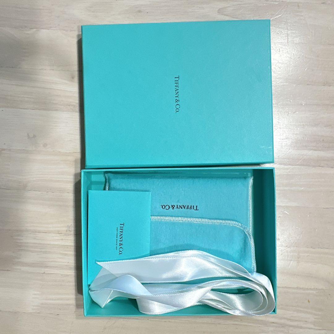 TIFFANY パスポートケース 箱・リボン付き 美品