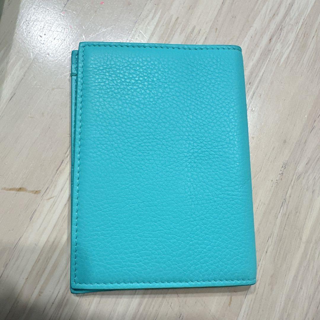 TIFFANY パスポートケース 箱・リボン付き 美品