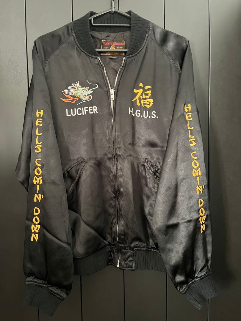 HYSTERIC GLAMOUR スーベニアジャケット M ブラック