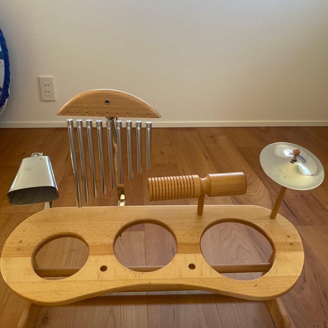 ☆美品【人気商品】Rythmpoco 木製楽器セット 幼児向け 知育玩具